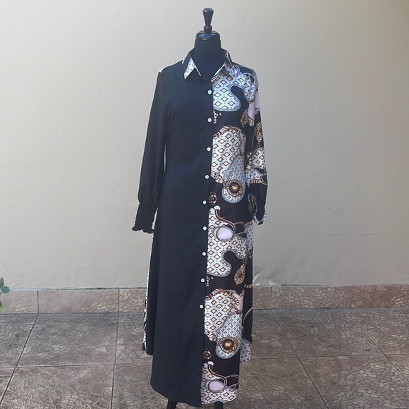 Dresses & Skirts - Mixed Print Maxi Dress